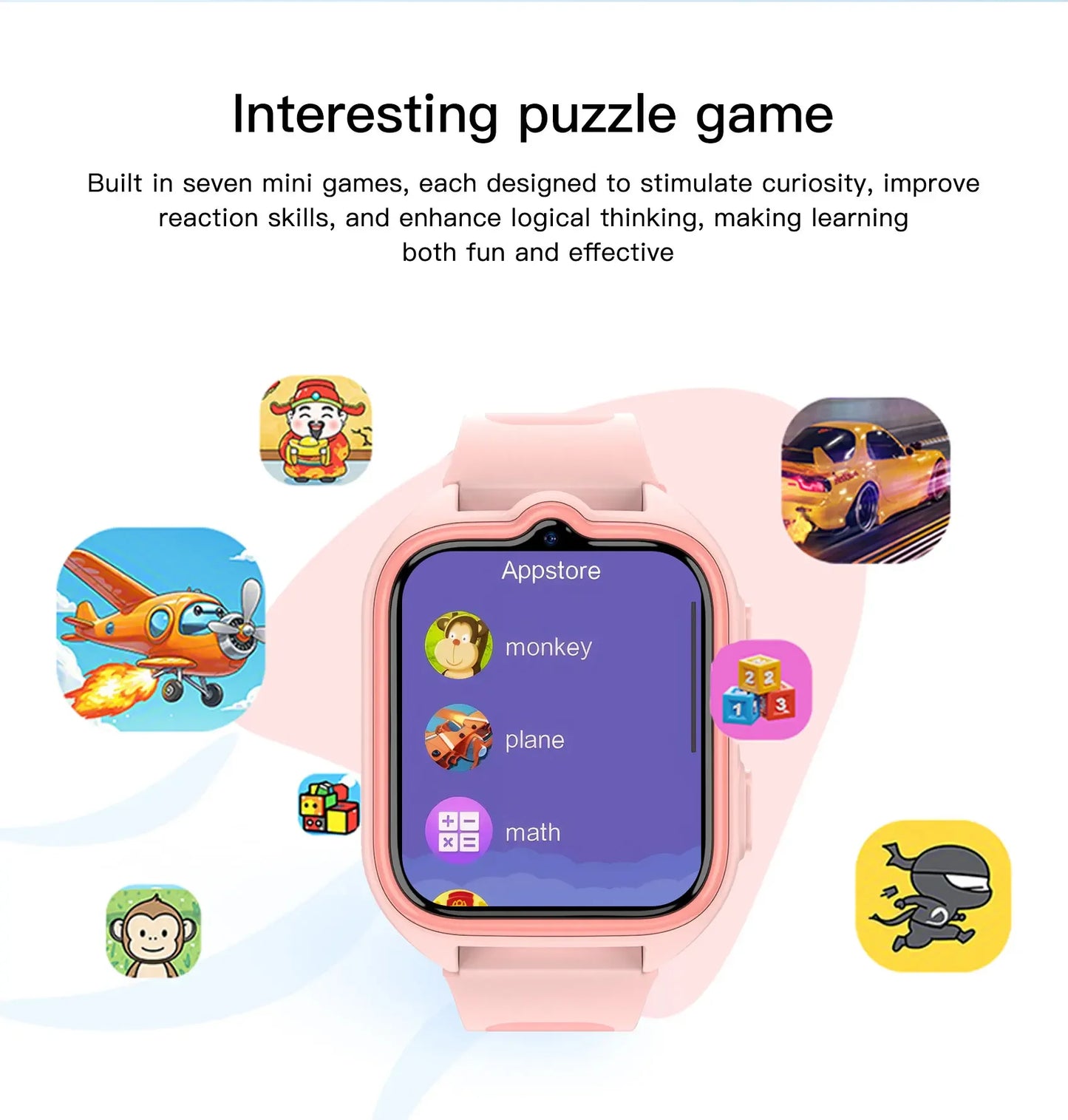 Blackview Z30 Kids Smart Watch Waterproof Video Monitor Tracker/4G Call SOS GPS Location Digital Watches for Children