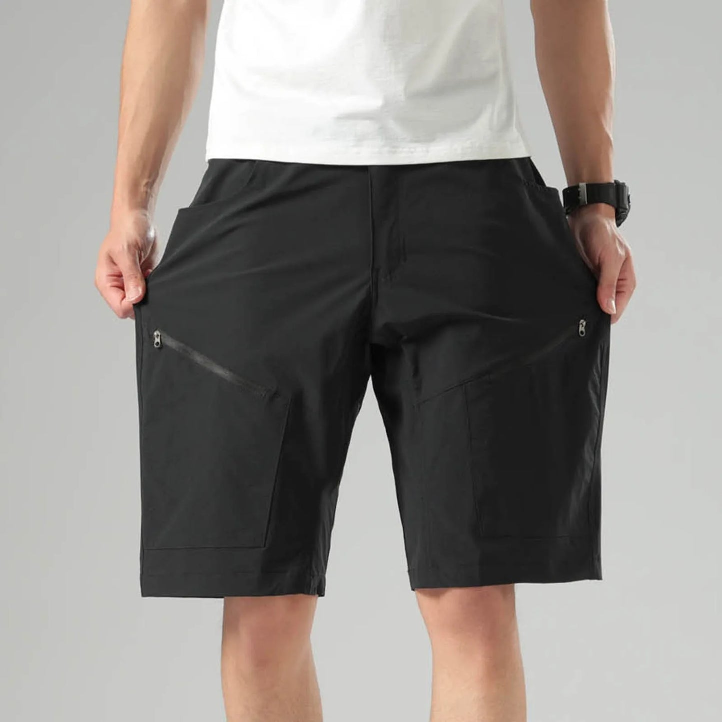 Mens Hiking Cargo Shorts Outdoor Athletic Short Travel/Fishing Athletic Short For Men With Multi-pocket Shorts Men