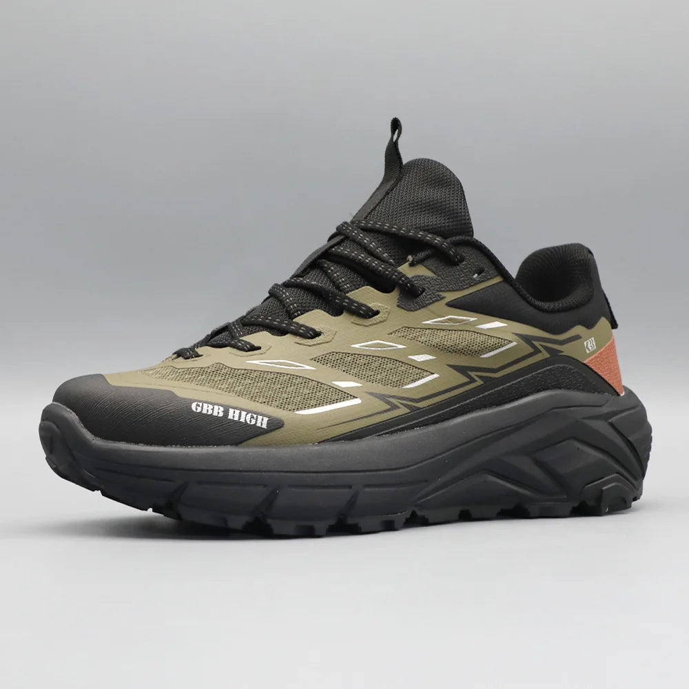 New men's outdoor casual sports shoes versatile, thick-soled cushioned/comfortable breathable non-slip hiking and climbing shoes for men