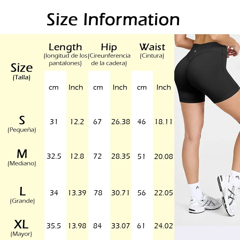 Summer Women's High-Waist Breathable Yoga Shorts High/Elastic Running Tights Leggings Cycling Workout Gym Sports Shorts