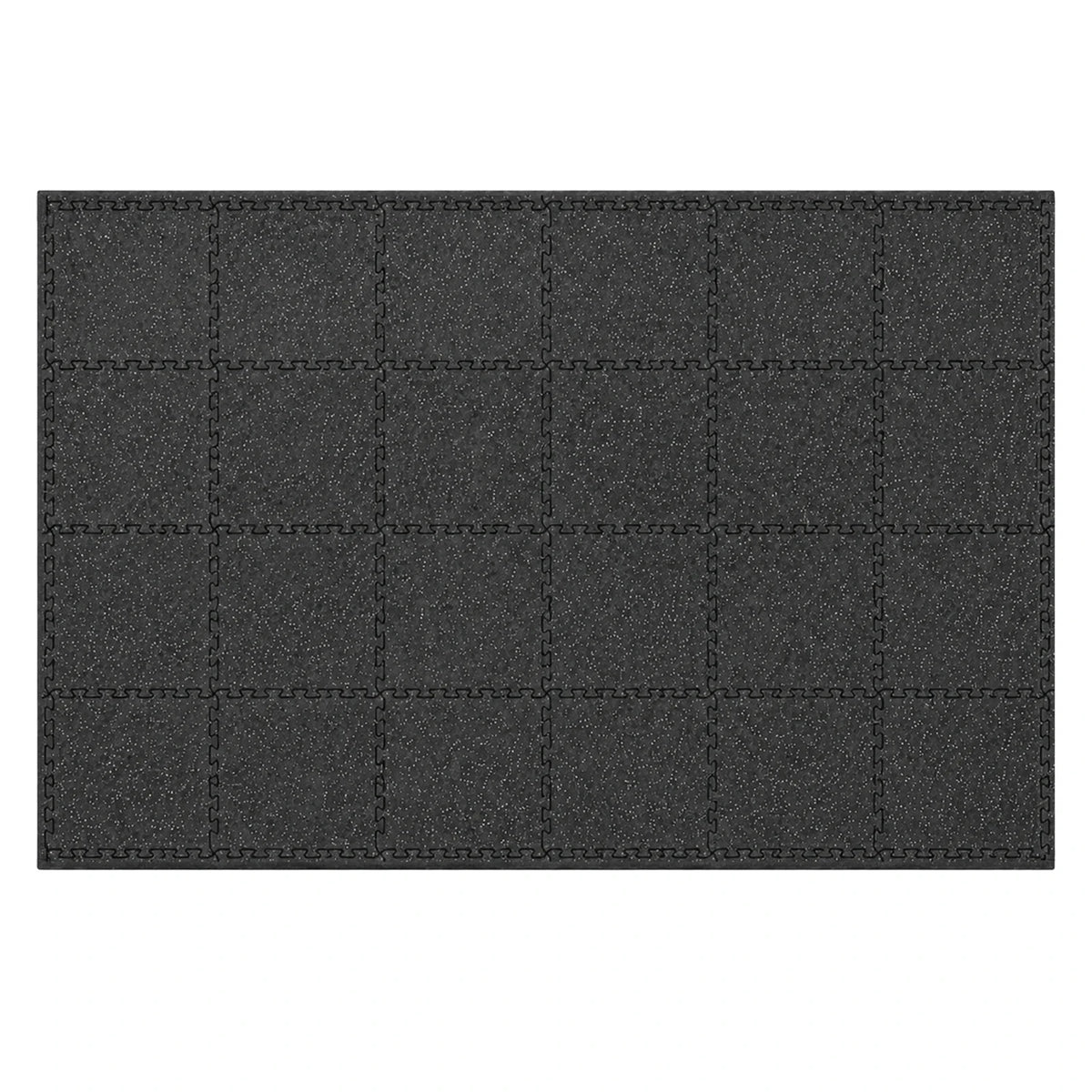 24 Pieces High Density EVA Interlocking Foam Gym Mats/0.4in Thick Protective Floor Tiles for Home Workout Equipment Non Slip Mat