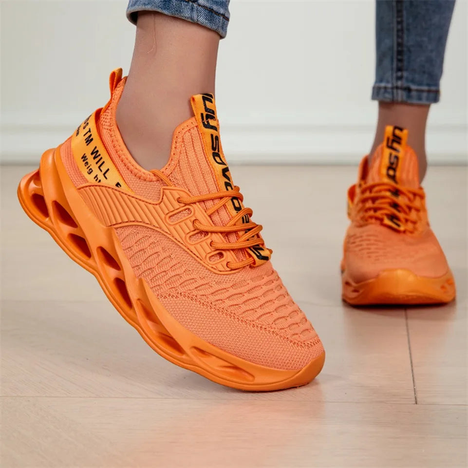 Hot Sale Pink Casual Sneakers Women Blade Shoes Big Light/Breathable Running Shoes Shoes Men Mesh Sports Sneakers