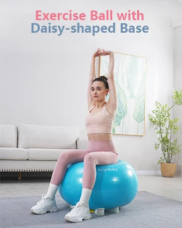 Small Exercise Ball 9 Inch Mini Pilates Ball Anti Burst and Slip Resistant/Mini Yoga Ball for Stability Fitness Physical Therapy Stretching & Core Ball