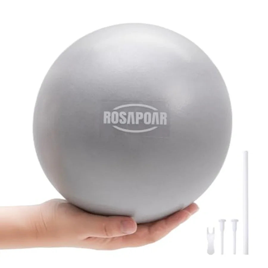 Small Exercise Ball 9 Inch Mini Pilates Ball, Anti-Burst Yoga Ball/for Stretching and Core Strength Workout Physical Therapy
