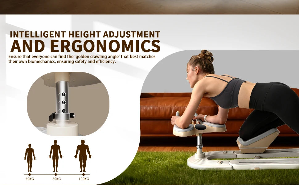 Spine Twist and Stretch Trainer Low-Impact Home Gym Equipment/for Waist Toning, Leg Stretching & Core Activation