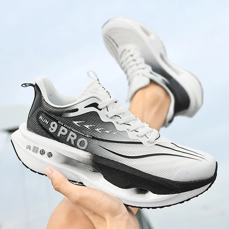 Men Running Shoes Cushion Stable Lightweight Sport Shoes Mesh Breathable/Casual Sneakers Women Non-slip Outdoor Athletic Shoes