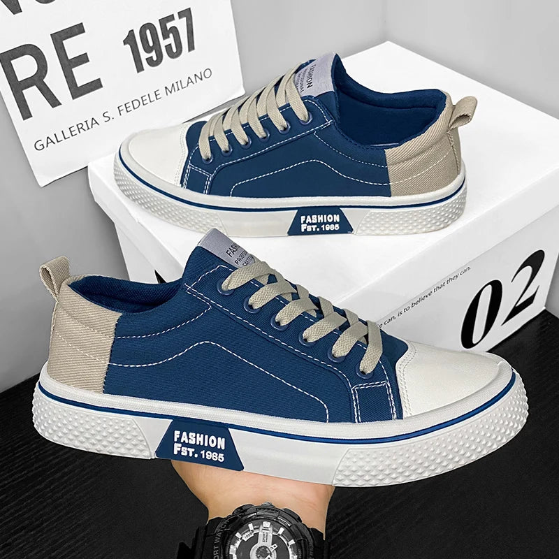 Canvas shoes Men's new spring summer style anti-slip sports sneakers for men/breathable and suitable for teenagers casual wear
