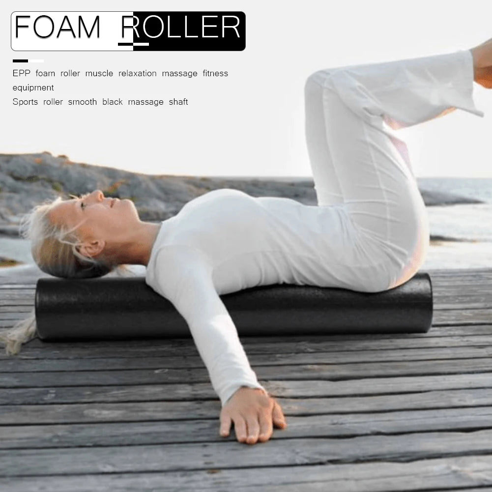 Yoga Block Pilates Foam Roller Massage Roller/Muscle Tissue Relaxation Device for Yoga