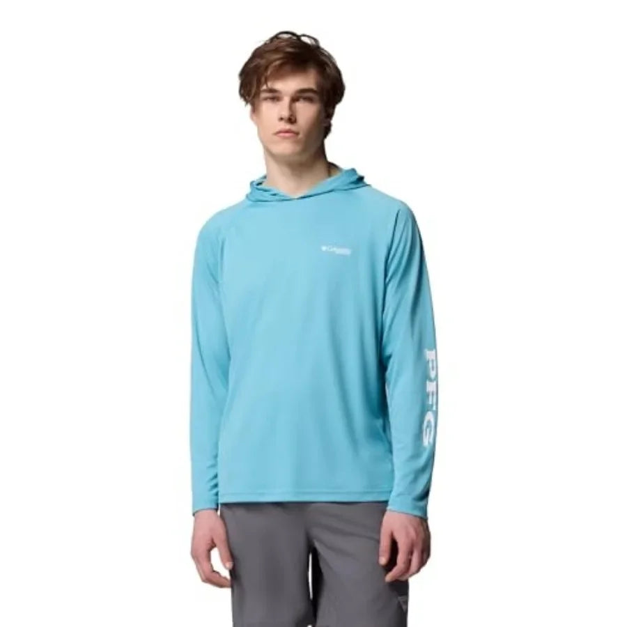Columbia Men's PFG Terminal Tackle/Lightweight Windbreaker Comfortable Hoodie