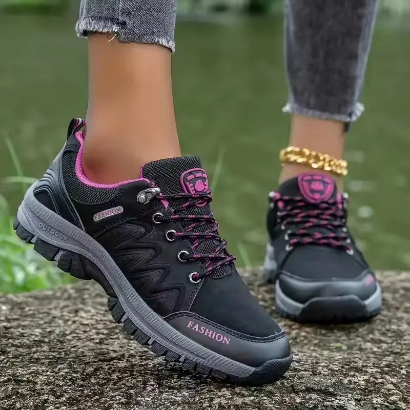 Women's Hiking Shoes Durable Breathable Mesh Street Design/Anti Slip Sole Fashionable Daily Outdoor Walking Jogging New Sneakers