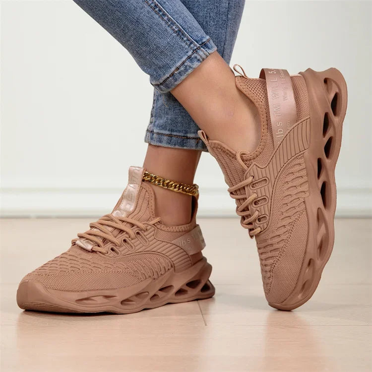 Hot Sale Pink Casual Sneakers Women Blade Shoes Big Light/Breathable Running Shoes Shoes Men Mesh Sports Sneakers