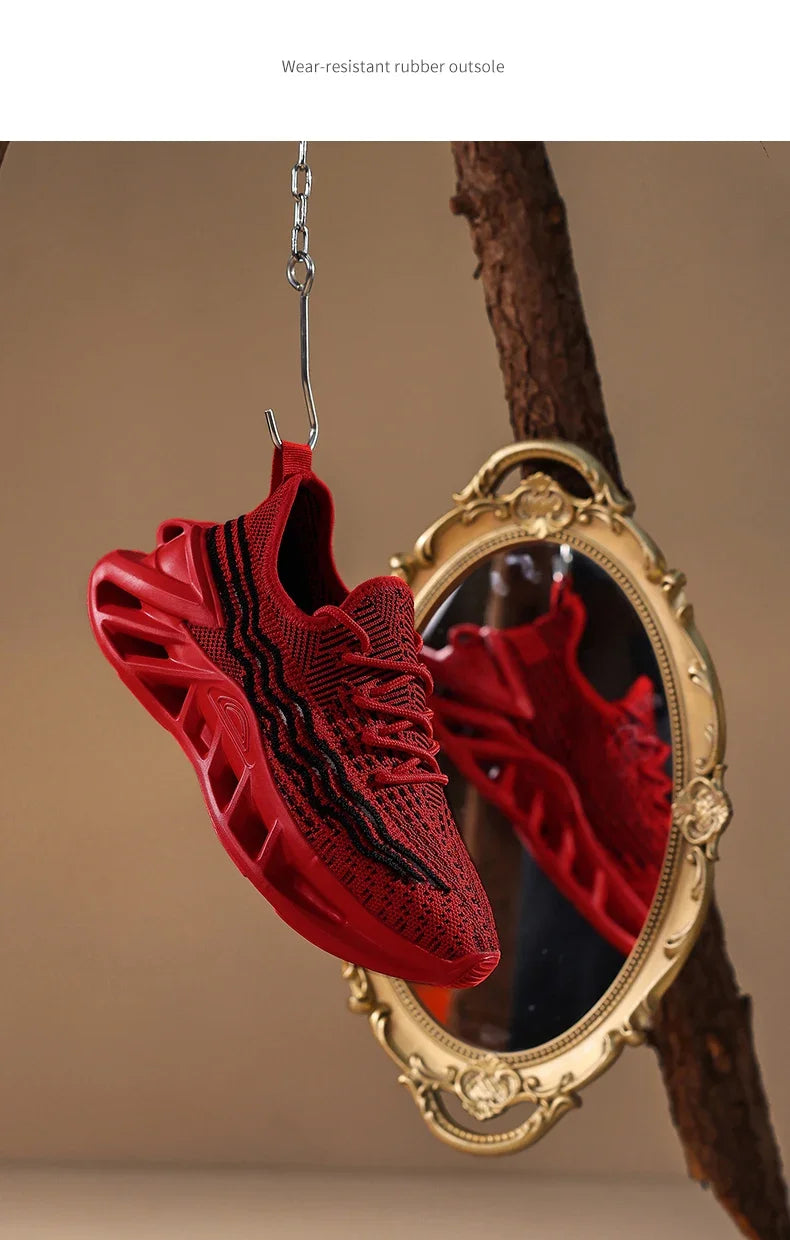 YRZL Sneakers Women Running Shoes Breathable Mesh Comfortable/Athletic Sneakers for Men Non Slip Sports Shoes for Woman