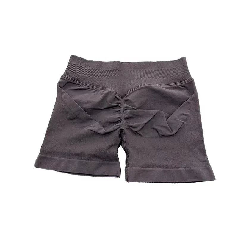 Impact Shorts with Logo Women Seamless Yoga Shorts/Scrunch Gym Shorts Workout Biker Short Fitness