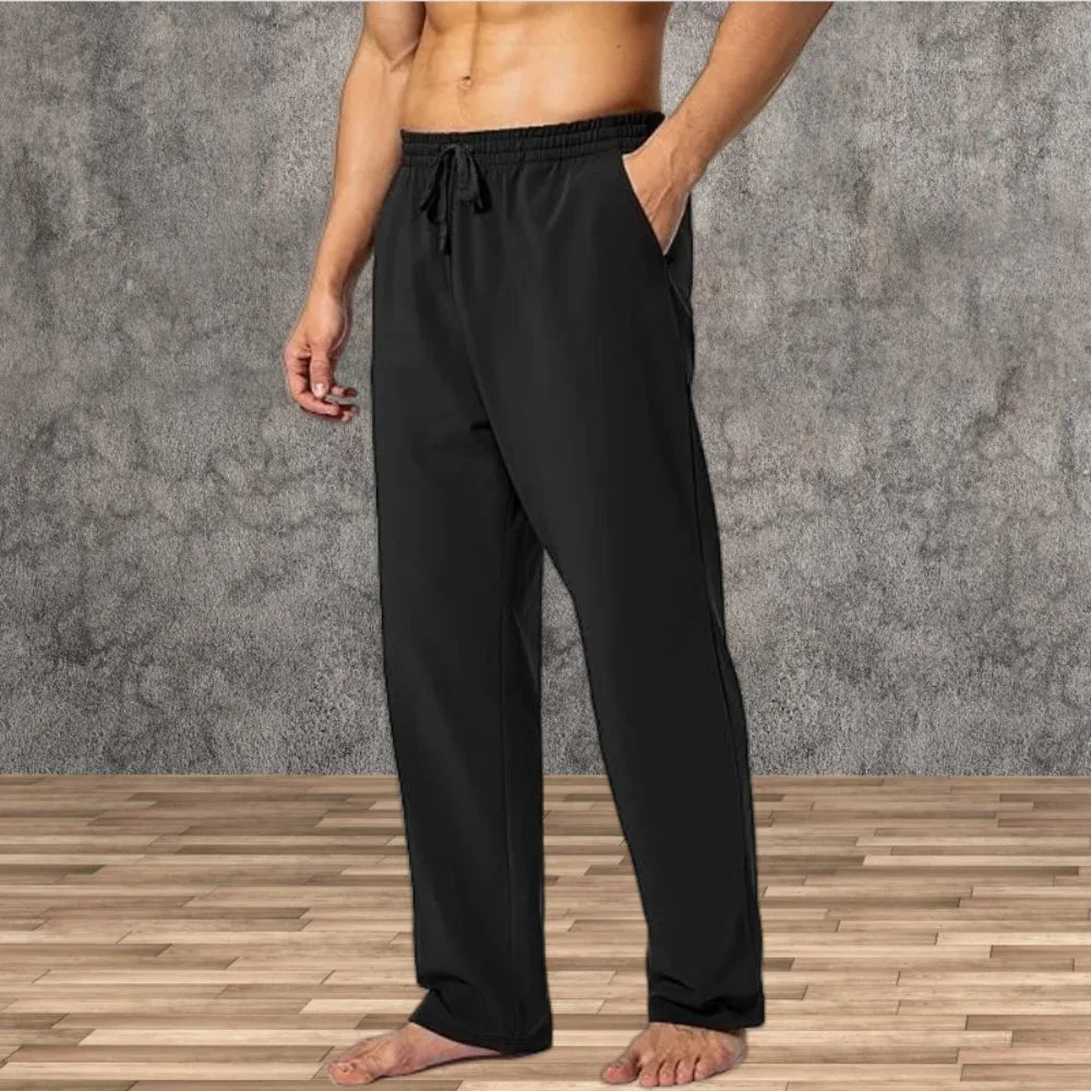 New Sportswear Pants Men's Basketball Running Pants Loose Breathable/Quick-drying Casual Pants Men's Solid-color Fitness Pants