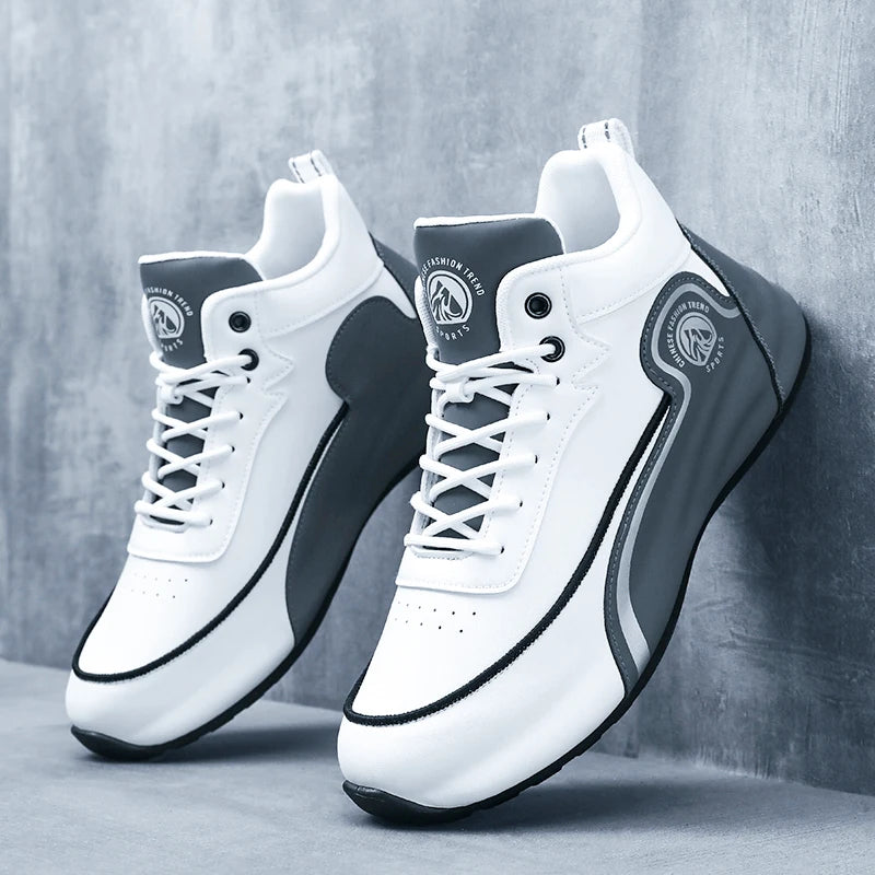 Men's Shoes New Casual Sneakers Shock-Absorbing Breathable/Running Shoes Men's Wear-Resistant Thick-Soled Shoes