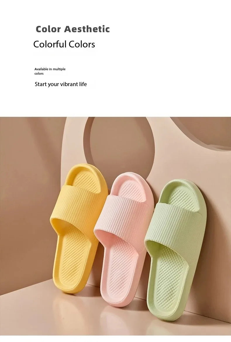 Soft Sole Massage Shower Shoes for Women Waterproof/Non-slip Home Leisure Fashion Bathroom Slippers