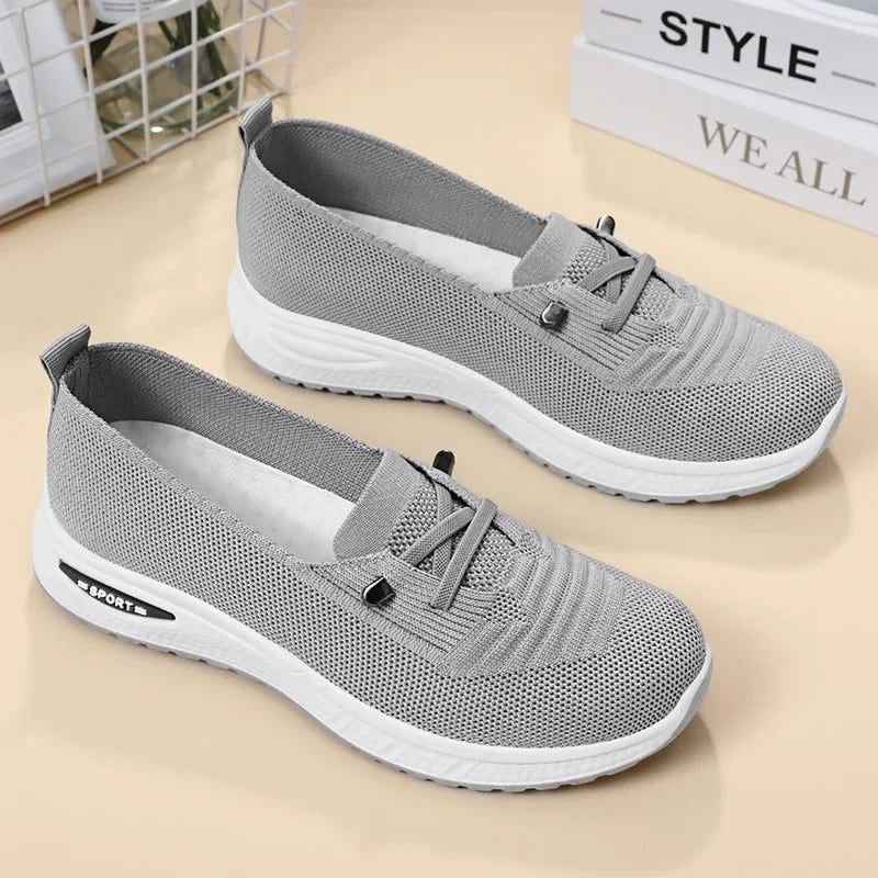 Women's Casual Shoes Fashion Breathable Walking Flat Bottom/Sports Shoes Women's Fitness Large Pink Women's Shoes