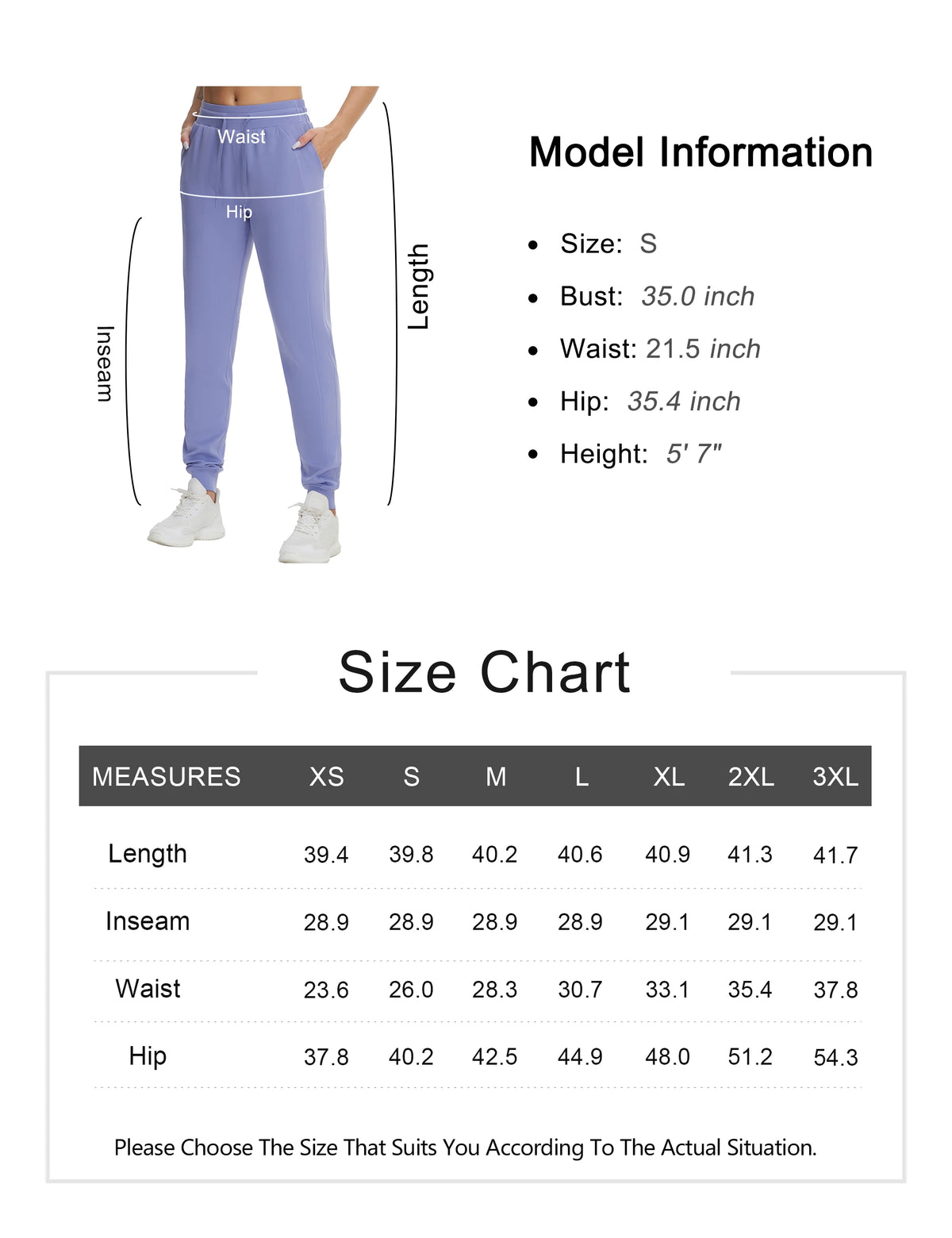 THE GYM PEOPLE Women's Workout Joggers Leggings Drawstring Running/Lounge Sweatpants Tapered Pants with Pockets