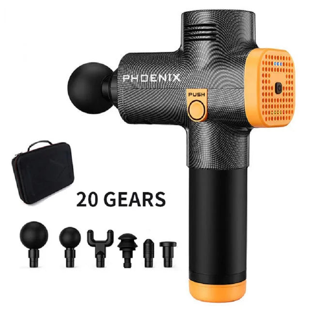 Phoenix A2 Massage Gun Deep Body Massager For Muscle Back Pain Relief/Exercising Body and Relaxation Slimming Shaping Massager