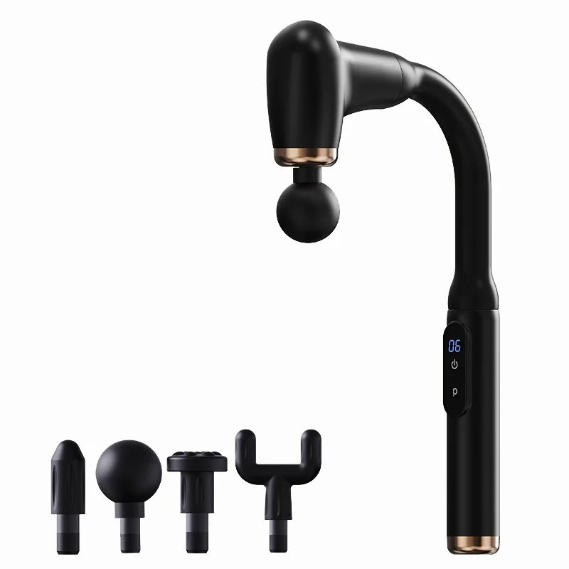 Fascia gun Handle Elbow 3 Modes 6 Gears Adjust/Muscle Relaxation Massage Percussion Hammer for Athletes