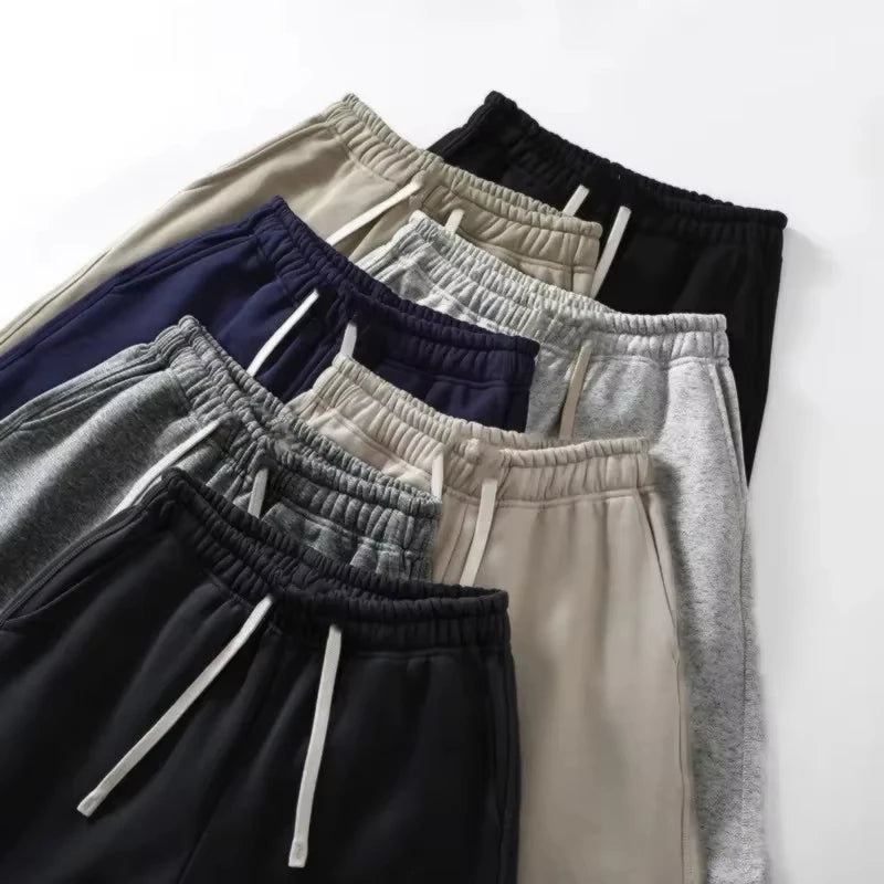Men's Athletic Shorts Summer Workout Loose Fit Plain Black Knit/Running Basketball Gym Training Sports Shorts