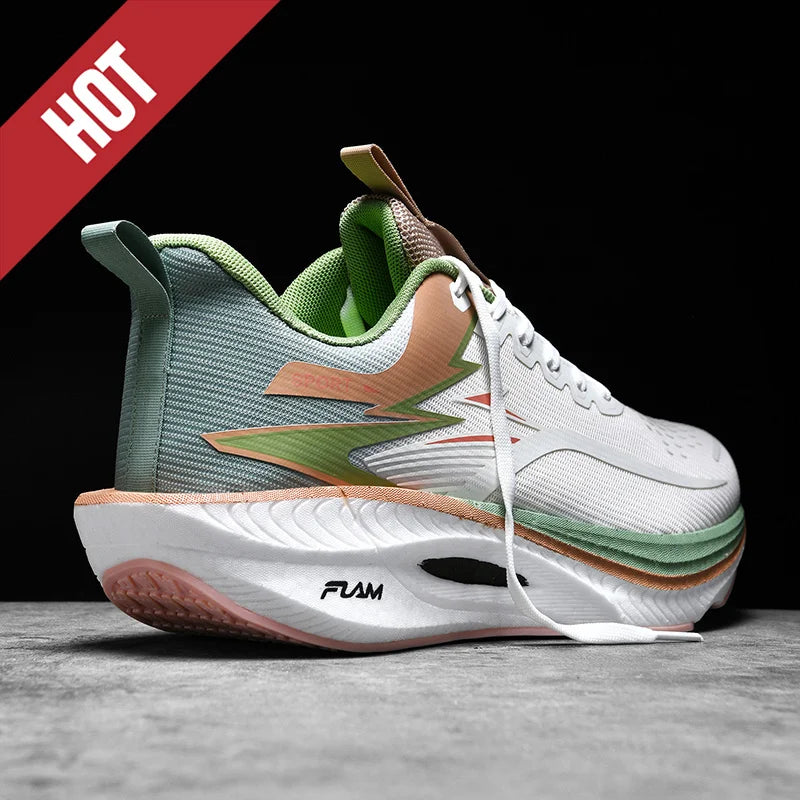 Men Sports Running Shoes Marathon Air Cushion Breathable Lightweight/Comfortable Women Outdoor Athletic Sneakers Jogging Shoes