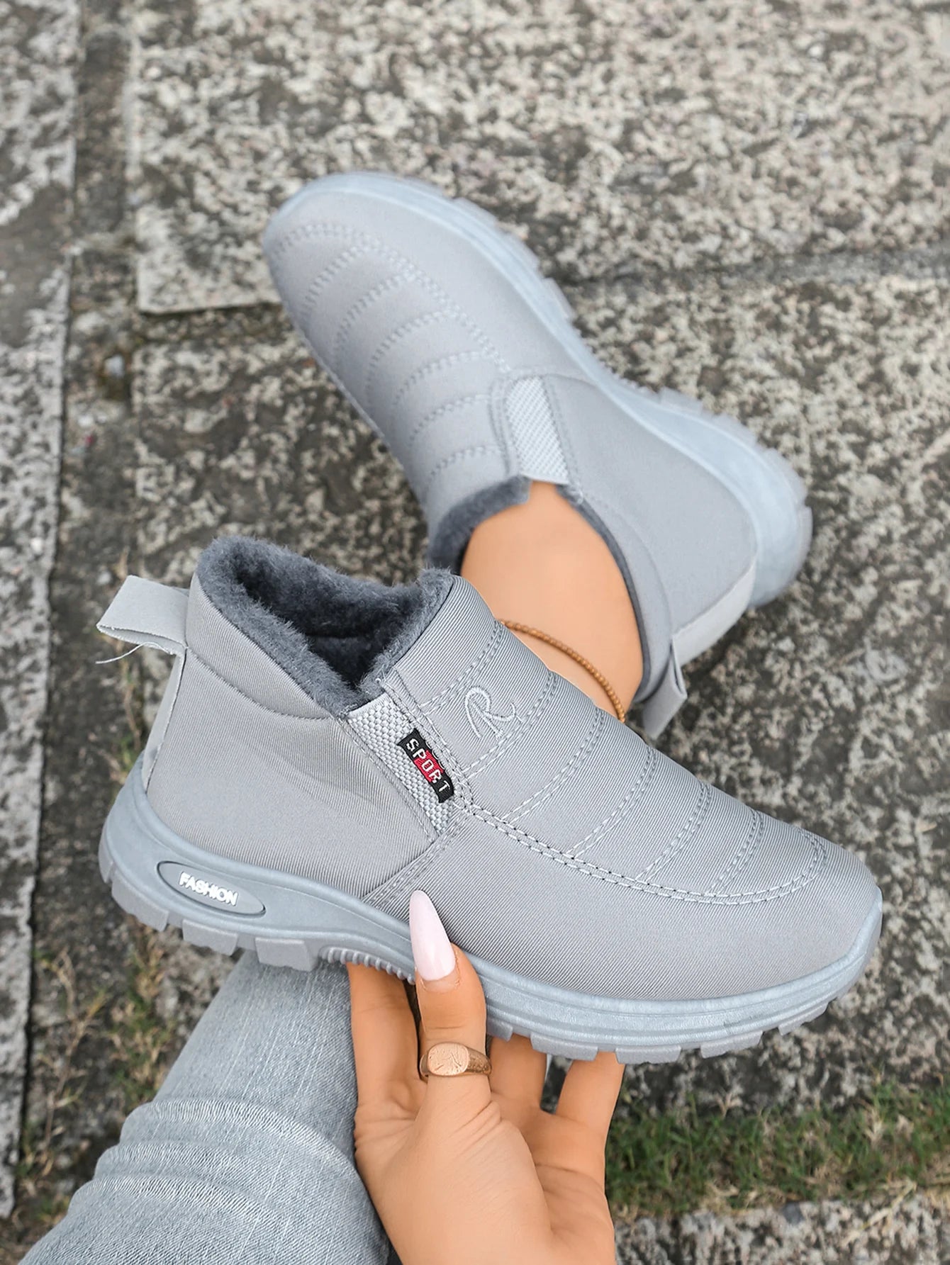 Women's shoes Autumn winter Casual cotton Warm/Wear Resistant Chunky Sole Affordable Free shipping