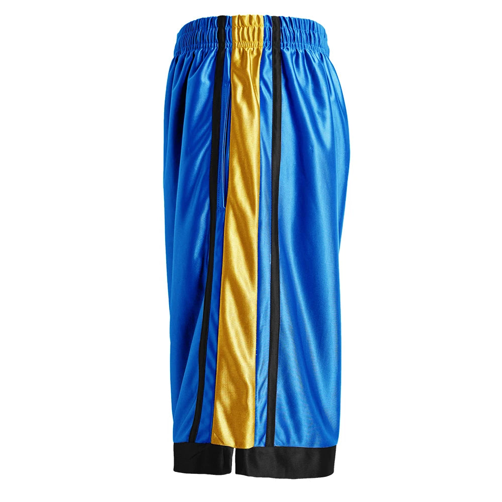 4-piece men's casual striped decorative basketball shorts/summer basketball training running fitness quick drying shorts