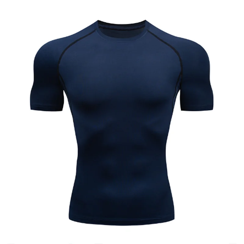 Men Compression Running T-Shirt Fitness Tight Long Sleeve Sport T-shirt/Training Jogging Shirts Gym Sportswear Quick Dry Clothes