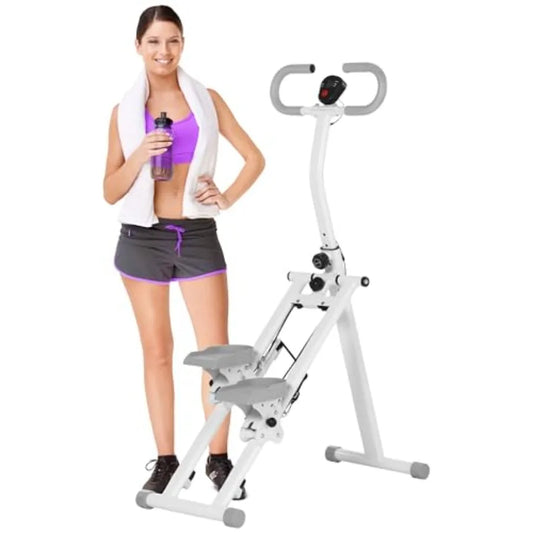 Stair Stepper for Home Gym Vertical Stair Climber Workout Machine/with Adjustable Handlebar Full-Body Cardio Equipment
