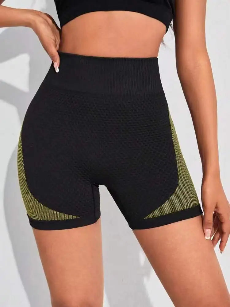 Women High Waist Workout Shorts Seamless Lifting Tummy Control/Tights Comfort Yoga Shorts