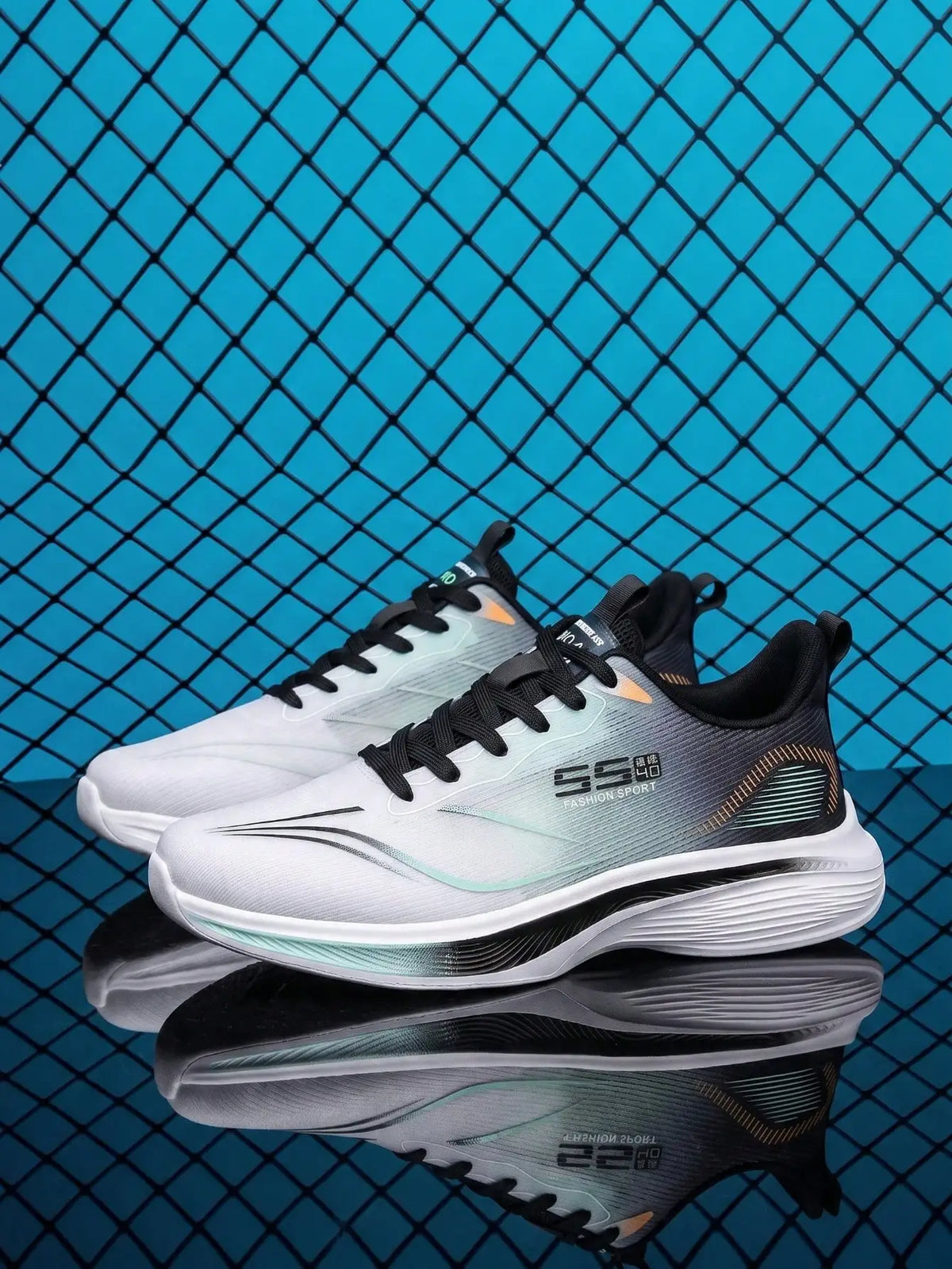 Lightweight Breathable Men's Running Shoes With Shock-Absorbing Sole/Non-Slip Wear-Resistant, Perfect For Daily Workouts