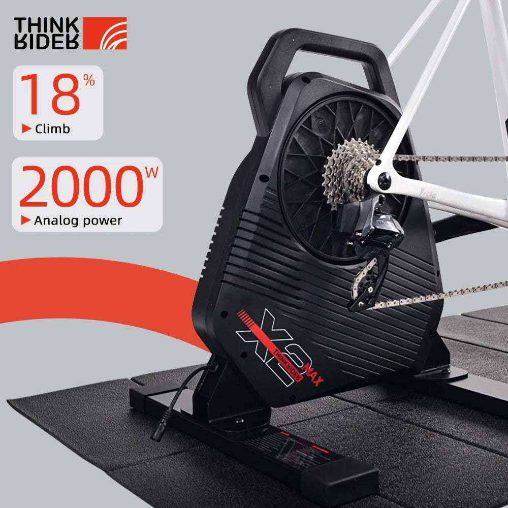 New ThinkRider X2Max Smart Bike Trainer MTB Road Bicycle/home trainer Built-in Power Meter power meter Compatible