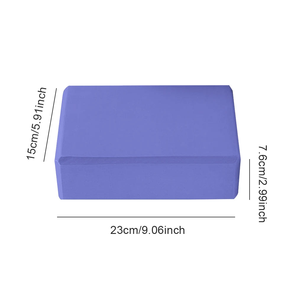 EVA Yoga Block Waterproof Yoga Balance Bricks Moisture-Proof High Density Yoga Blocks/Body Shaping Yoga Blocks for Yoga Pilates