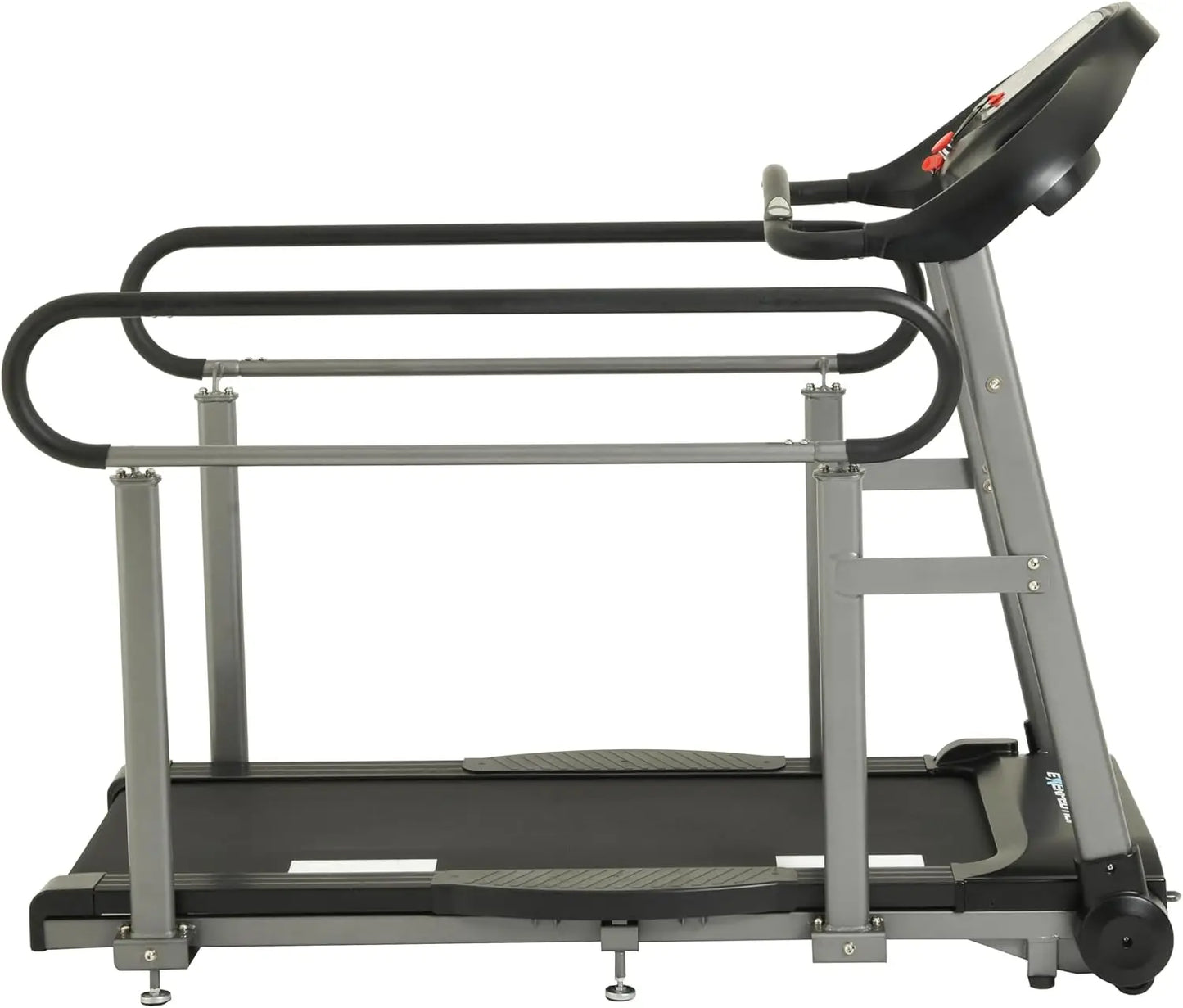 Senior Fitness Recovery Treadmill, Full Length Safety Rails/Fitness Equipment Exercise Treadmill