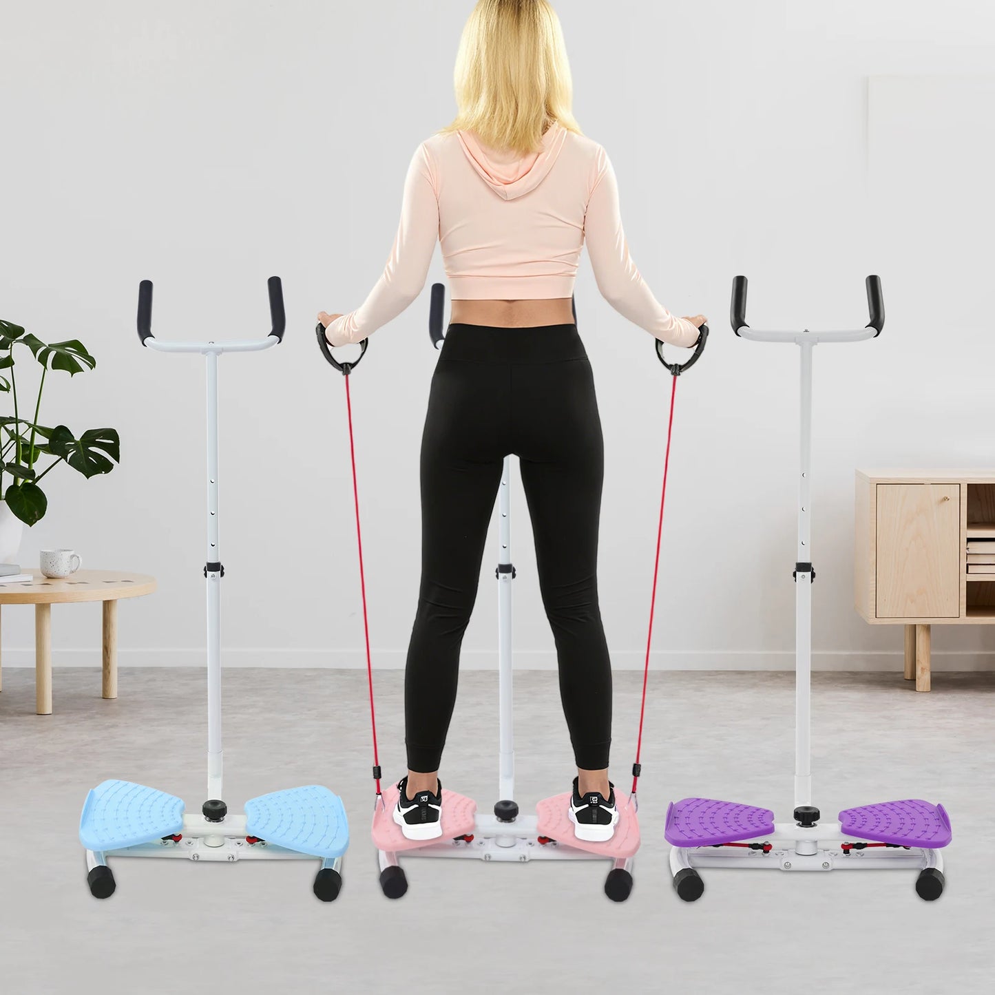 Waist Twisting Fitness Tool Waist Twister Board Ab Twist Board/Home Gym Exercise Twist Board with Handrail