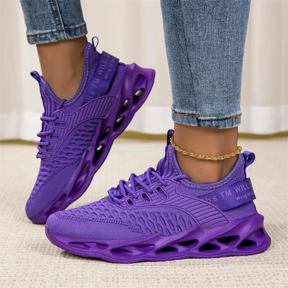 Hot Sale Pink Casual Sneakers Women Blade Shoes Big Light/Breathable Running Shoes Shoes Men Mesh Sports Sneakers