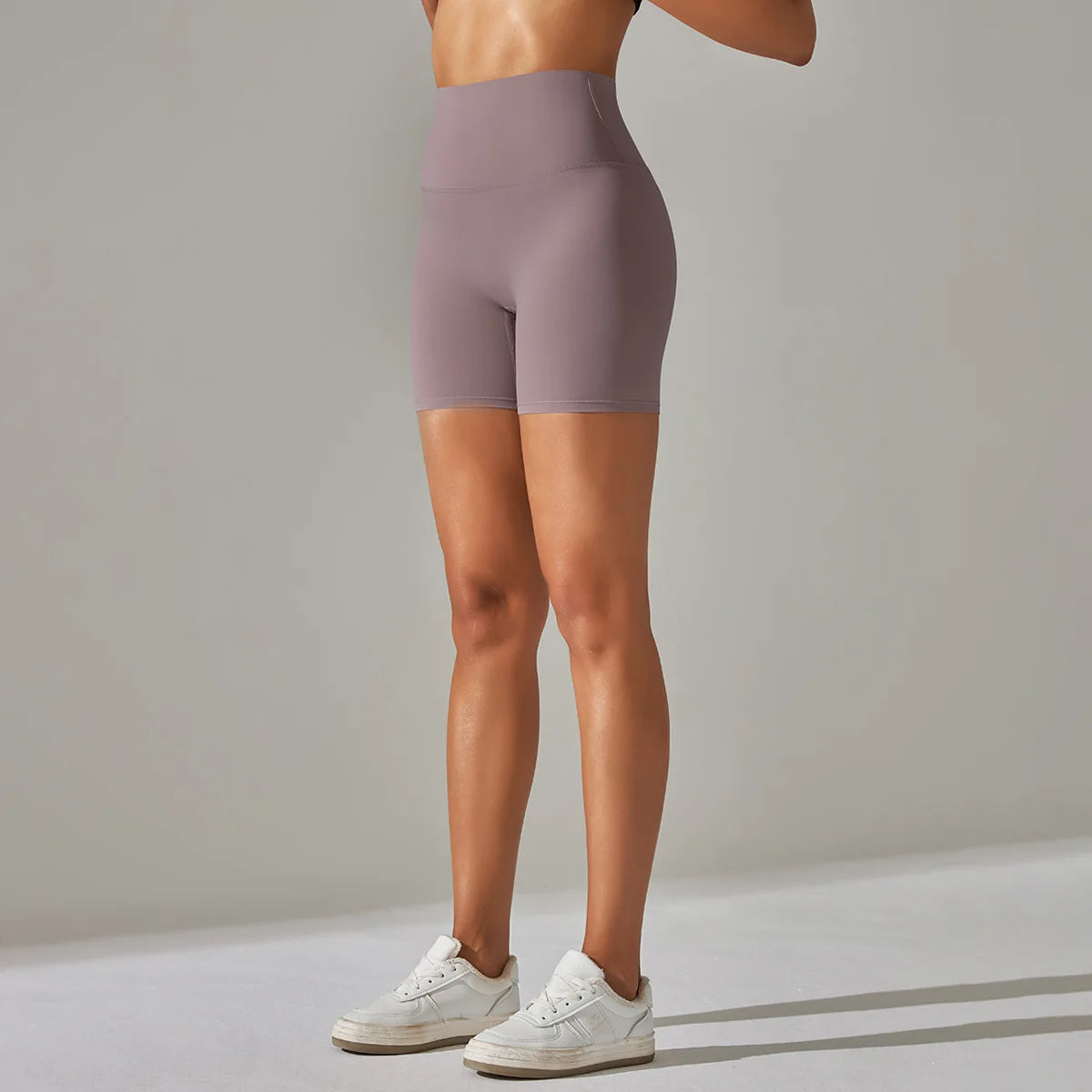 Women High Waist Breathable Yoga Fitness Shorts Stretch Sports Leggings/Running Cycling Summer Daily Workout Gym Athletic Shorts