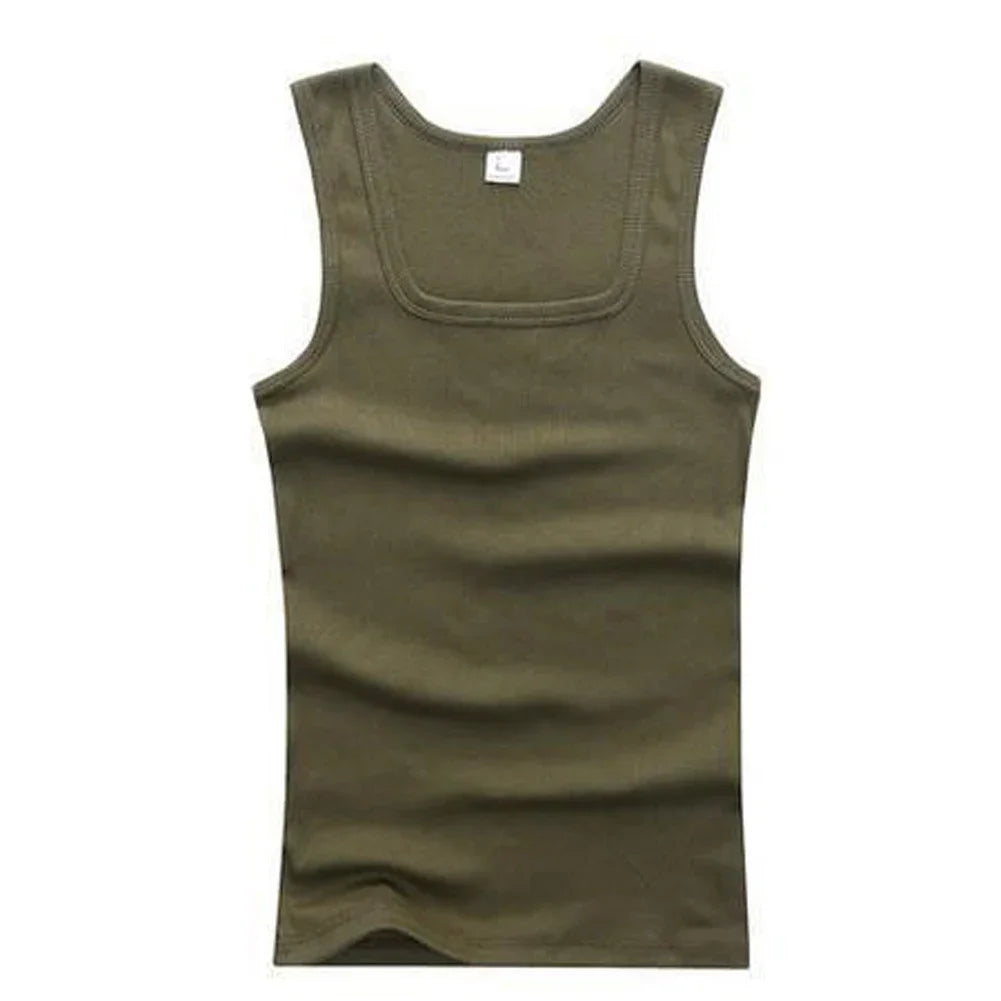 HOT Summer Male clothes Women Basic Elastic Tank Tops/100% Pure Cotton Sleeveless Fitness T-shirt Elastic Bodybuilding Vest