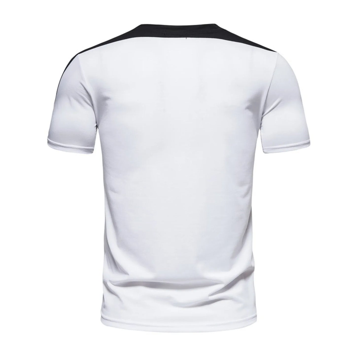 Oversized T-Shirt Men's Crew Neck Loose Spliced Short Sleeve T Shirt/Casual Sports Shirt Men Tee Shirt