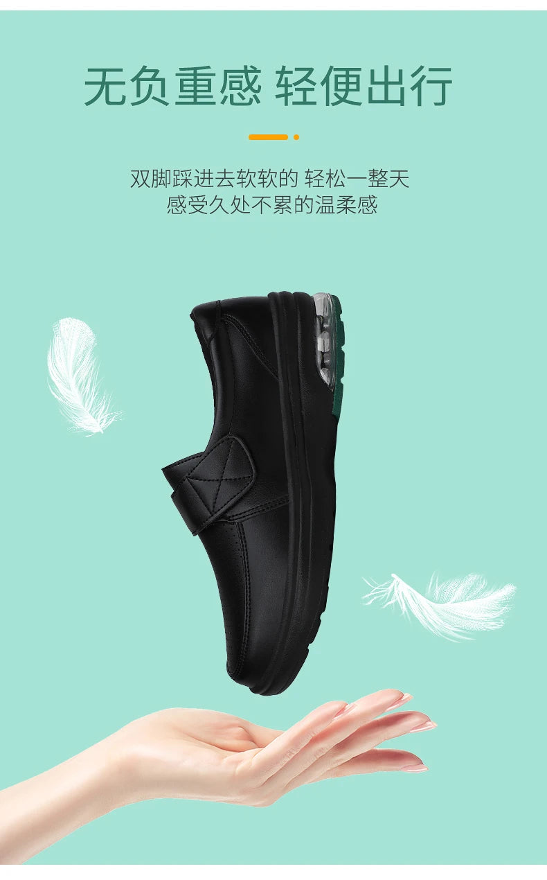 Sneakers Woman Nurse Clogs Shoes - Nursing Women Summer Shoes/Female Health Work Flat Walking Soft Non Slip Nurse Shoe