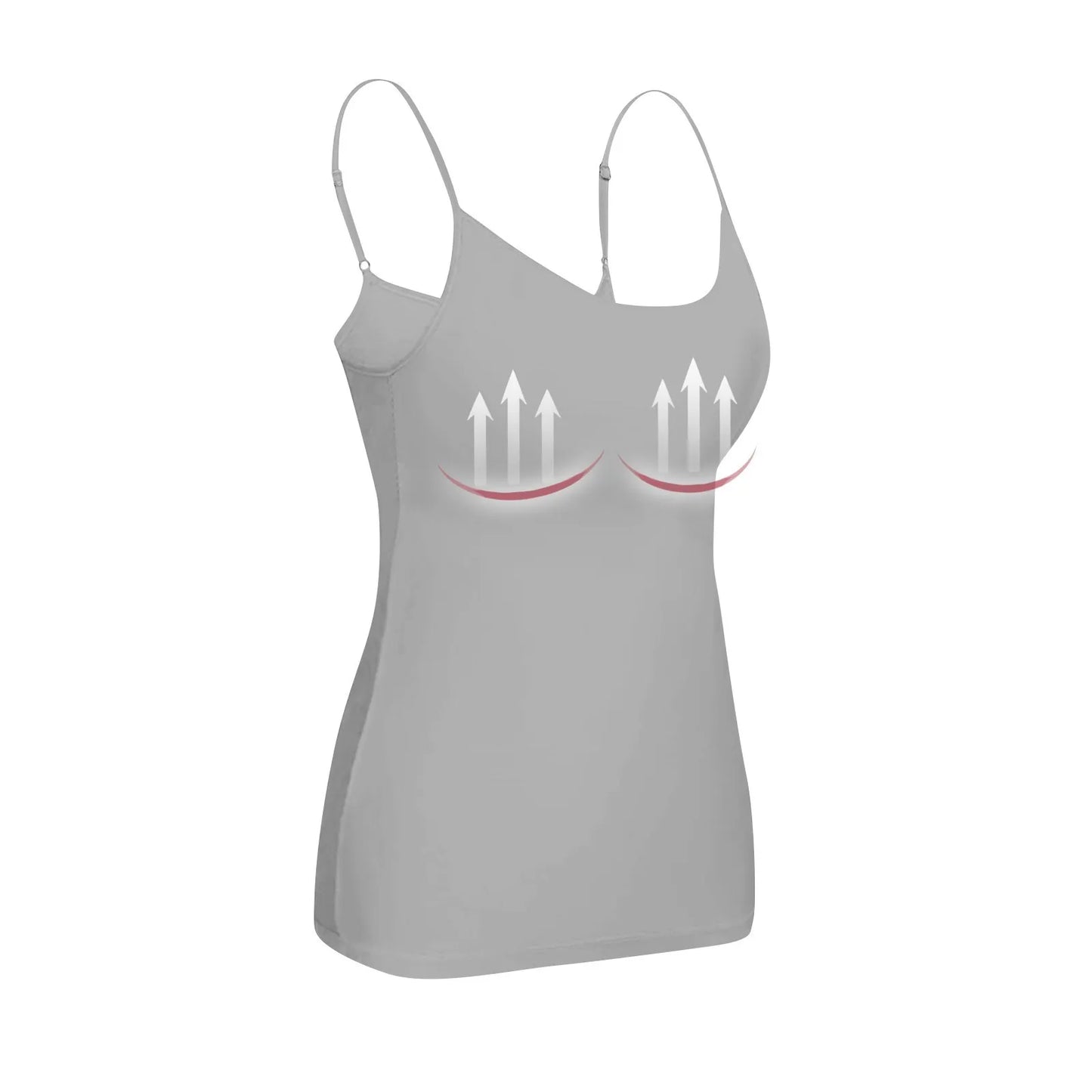 New Padded Bra Tank Top Women Modal Spaghetti Solid Cami Top Vest/Female Adjustable Camisole With Built In Bra Fitness Clothing