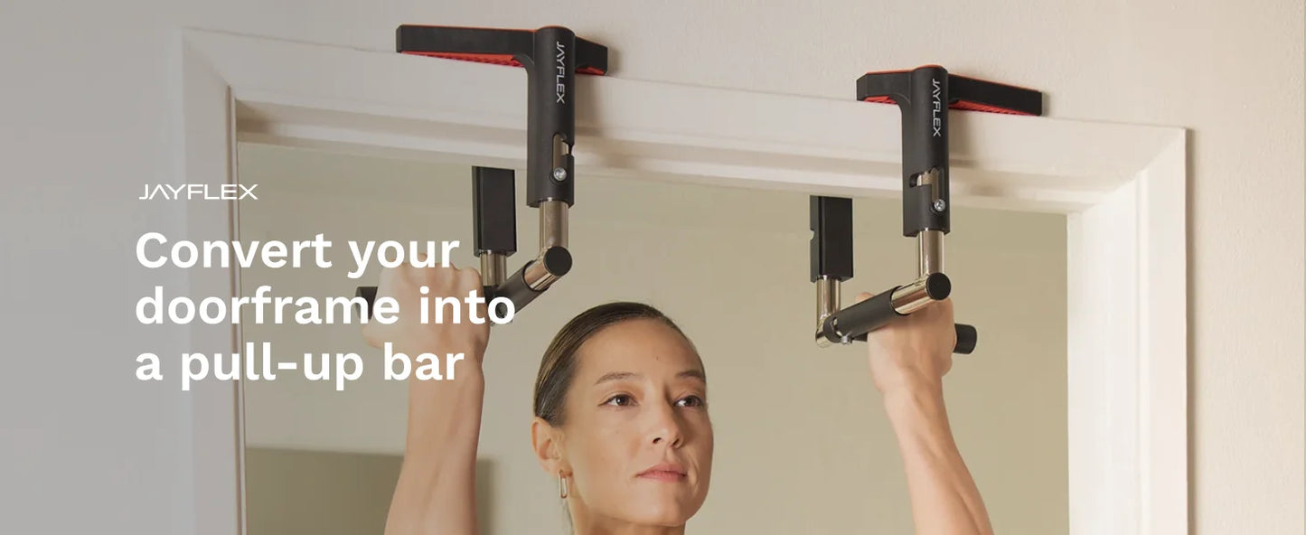 CrossGrips Compact Pull Up Bar Pull Up Door Frame/for Work from Home Fitness Adjustable Door Frame Pullup Bar