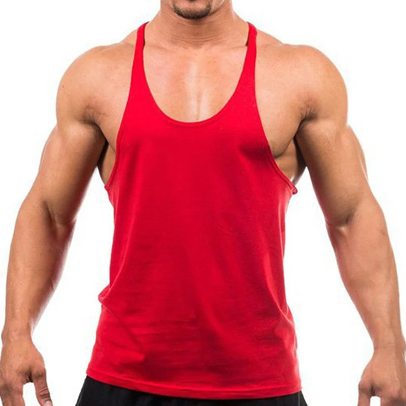 New Bodybuilding Brand Jogger Gym Singlet Training Bodybuilding/Tank Top Vest Shirt Sleeveless Fitness Cotton Shirt For Men