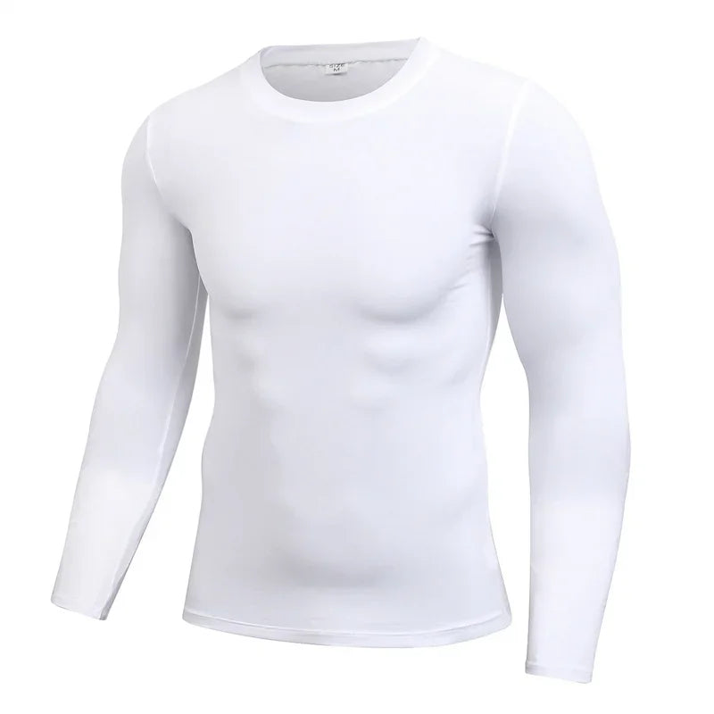 Men Compression Running T-Shirt Fitness Tight Long Sleeve Sport T-shirt/Training Jogging Shirts Gym Sportswear Quick Dry Clothes