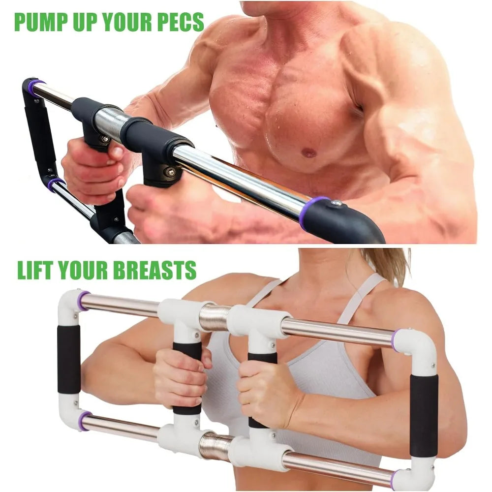 Push Down Bar Machine/Chest Expander at Home Workout Equipment Arm Exerciser