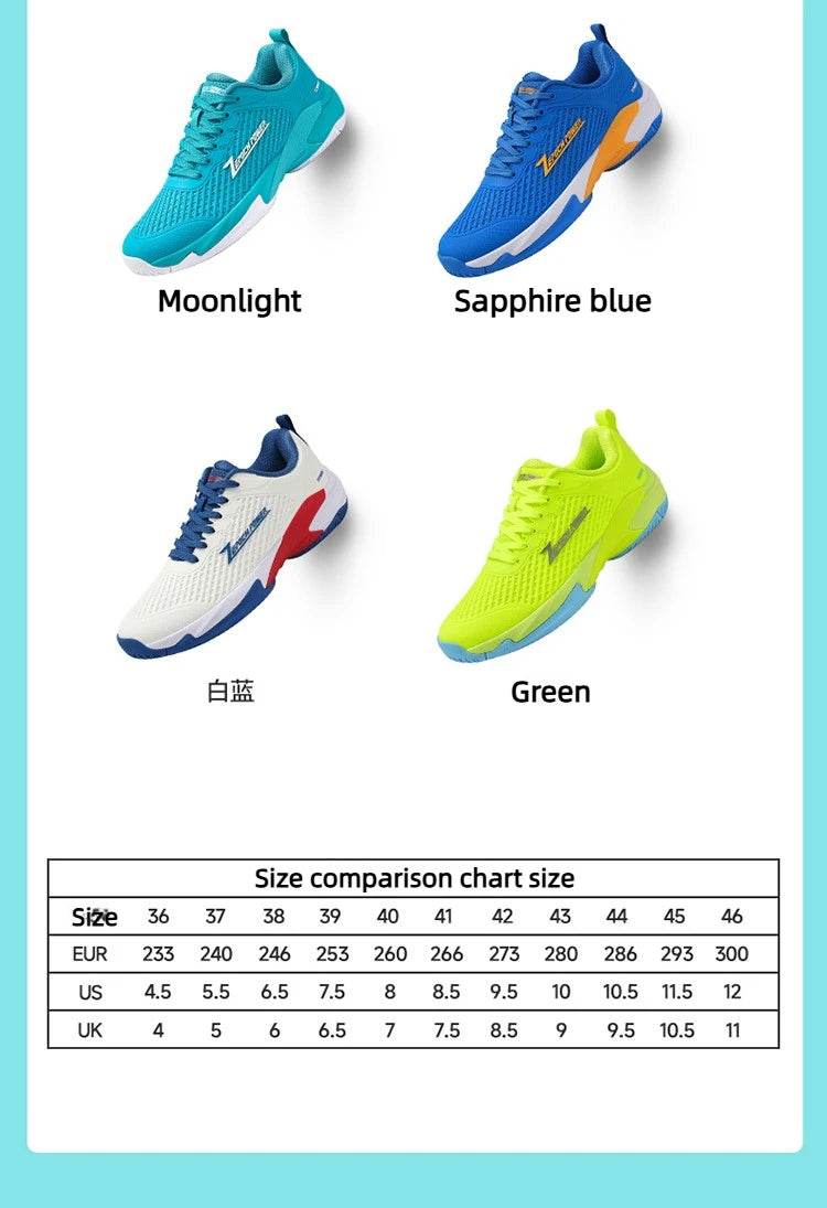 Couple Breathable Table Tennis Shoes Sports Shoe for Women/Brand Professional Badminton Sneakers