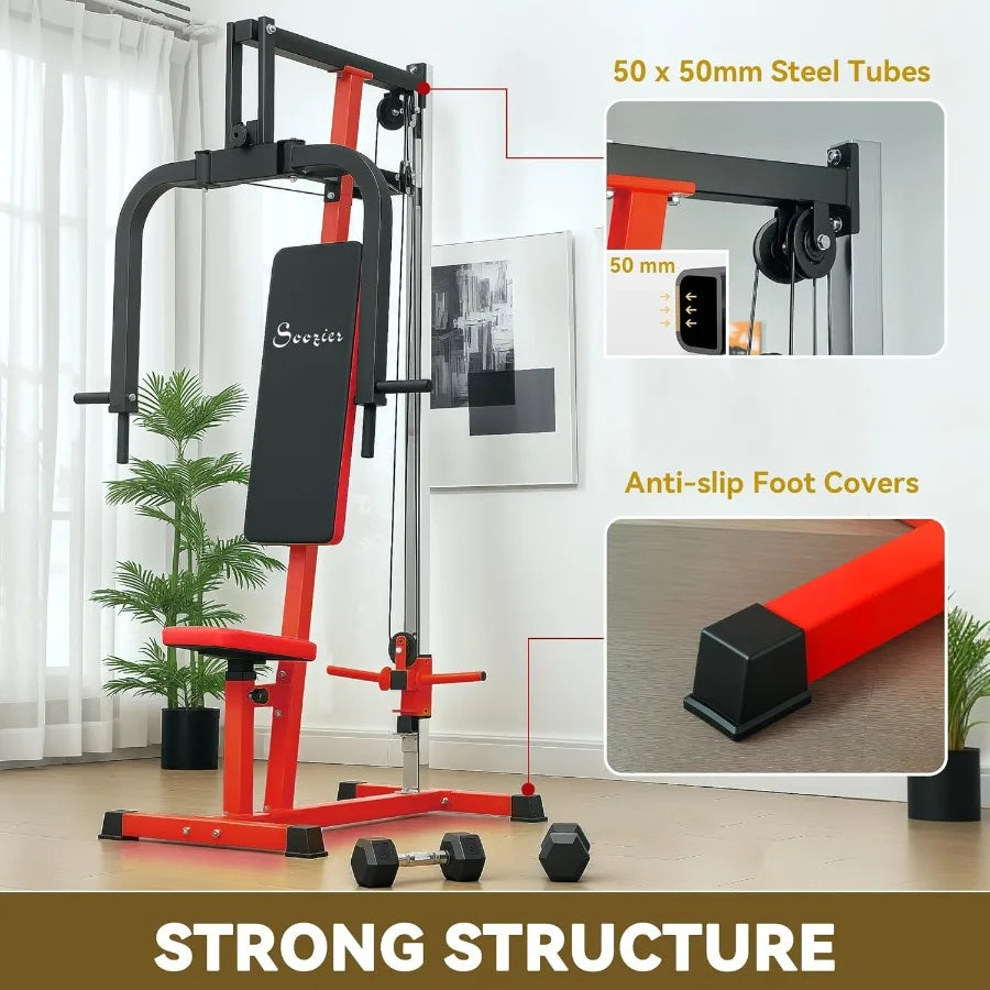 Chest Fly Machine and Chest Press Station Delt Machine Home Gym Equipment/for Chest Back Pectoral Rear Deltoid and Shoulder Training
