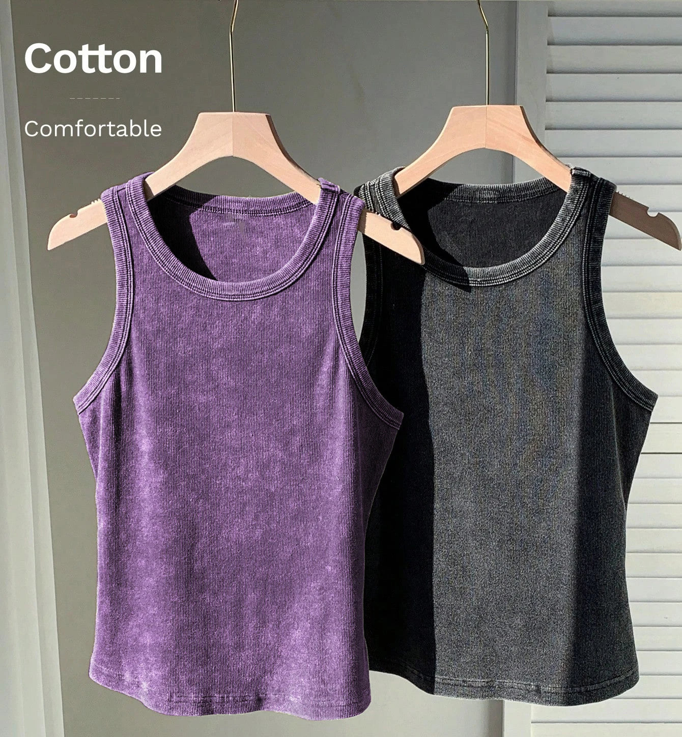 3PCS Set Cotton Camisole Vest Paired Summer Slim Fit Clothing/Simple Versatile Basic Top Breathable Women's Korean Style Tops