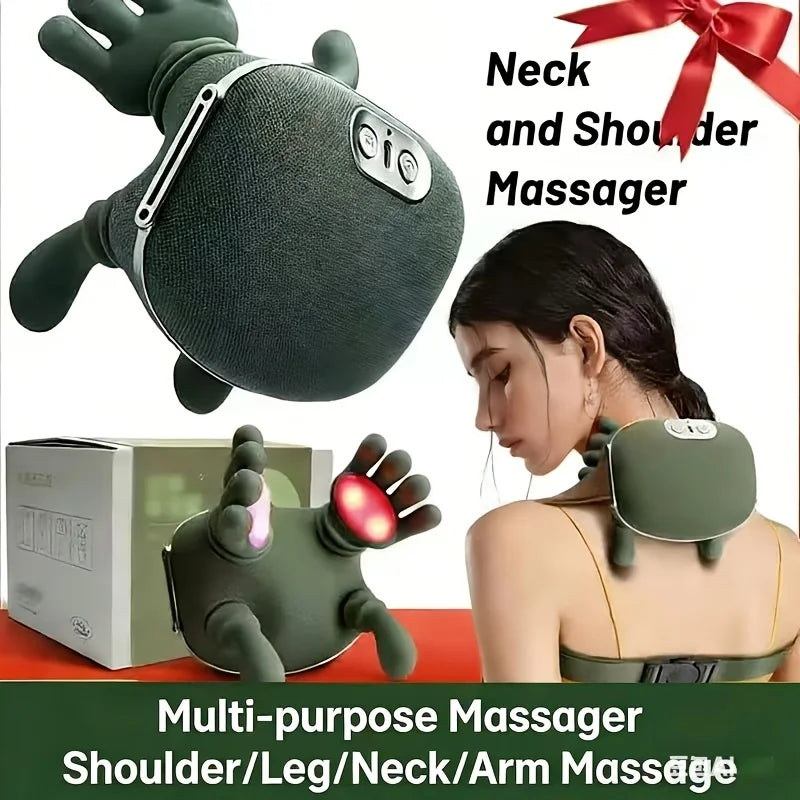 Japanese Shiatsu Kneading Electric Massager Portable Deep Tissue Massager/suitable for back neck, shoulders and lower abdomen